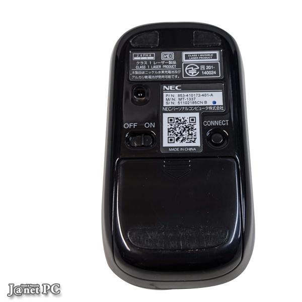 NEC Bluetooth マウス MT-1337 純正 黒 ブラック 動作済み 30日間保証