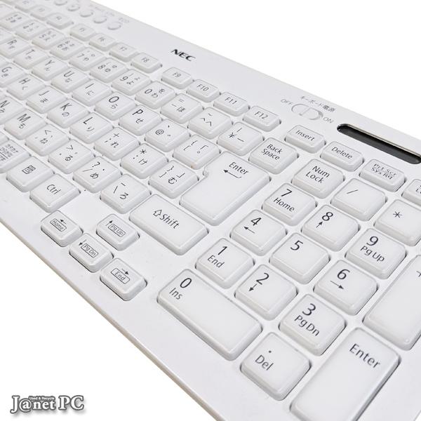 NEC KG-1129 光沢仕様 純正 ワイヤレスキーボード 白 ホワイト NEC KG-1129 光沢仕様 純正 ワイヤレスキーボード 白 ホワイト
