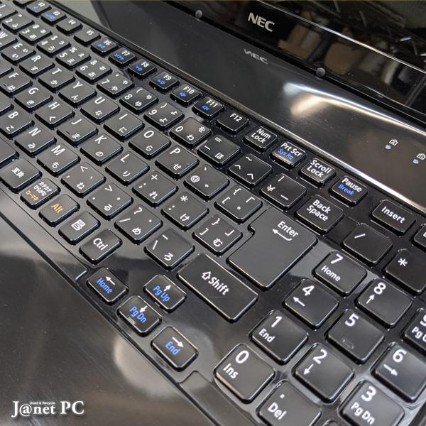 中古PC 増設オプションが超得 ノートパソコン 中古パソコン NEC LS series Windows10 Core i5 メモリ4GB HDD500GB DVDマルチ 15.6型 無線LAN office 3736｜janetpc｜02