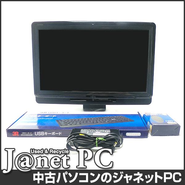 中古パソコン Windows7 20型ワイド液晶一体型 Core i5-560M 2.66GHz RAM4GB HDD1.5TB ブルーレイ 地デジ 無線LAN Office付属 富士通 FH55/CD【388】｜janetpc｜03