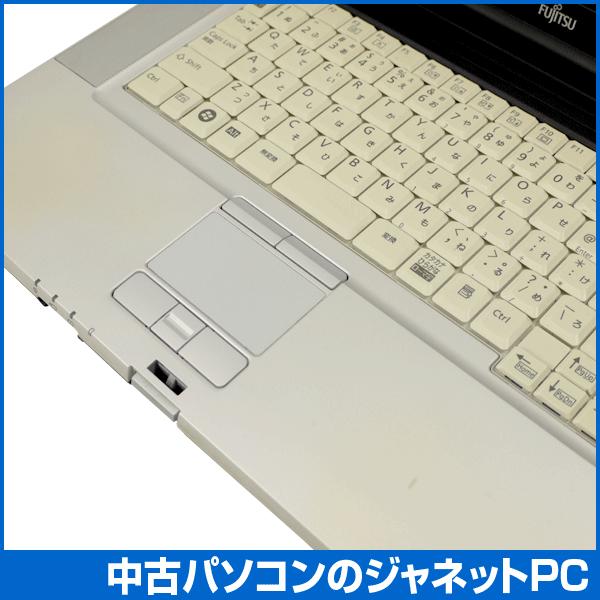 中古ノートパソコン Windows7 B級品特価 高性能モデル Core i5-520M 2.4GHz メモリ2GB HDD160GB DVD 無線LAN Office付属 富士通 E780/A｜janetpc｜05