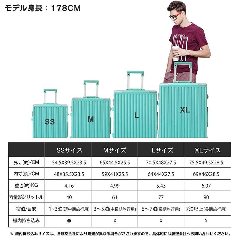 タビトラ スーツケース キャリーケース アルミフレーム 機内持込み TSAロック ダブルキャスター YKKファスナー 大容量 軽量 大型 耐 スーツケース キャリーケース アルミフレーム 機内持込み TSAロック ダブルキャスター YKKファスナー 大容量 軽量 大型 耐