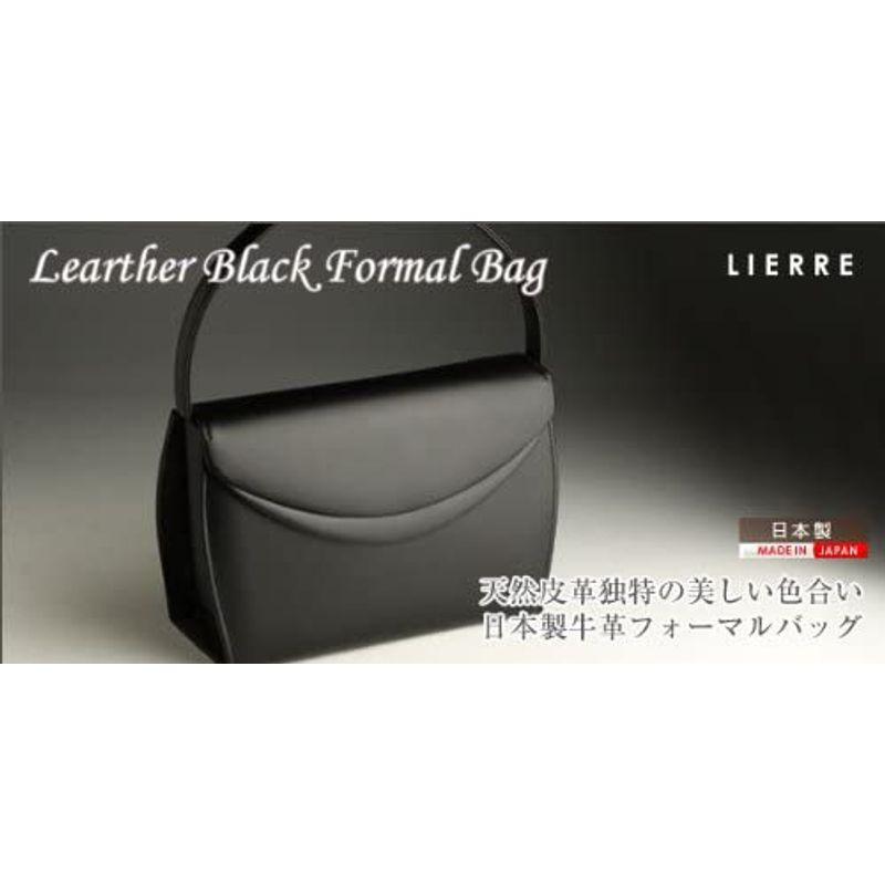新入荷！ LiERRE 日本製 慶弔両用 本革ブラックフォーマルバッグ 【2144203507】(11057円)