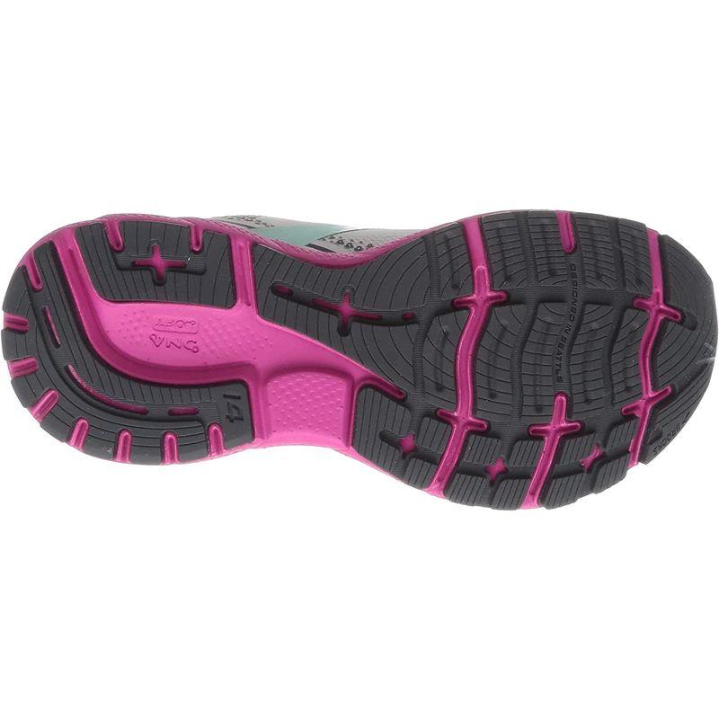 Brooks ランニングシューズ 軽量 クッション ゴースト 14 レディース BRW3561 3562 3563 グレー/ピンク 22.5 ランニングシューズ 軽量 クッション ゴースト レディース BRW3561 グレー/ピンク