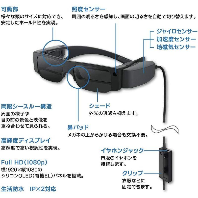 【〜6/6まで出品】 エプソン MOVERIO スマートグラス 有機ELパネル FullHD BT-40S コントローラー同梱モデル 【2753690738】(97569円)