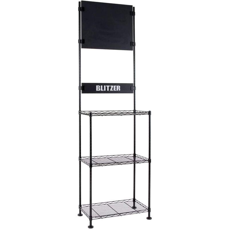 BLITZER(ブリッツァー) ダーツスタンド BSD21-BK スチールラック方式採用 本体サイズ: 約 202 x 61 x 36 cm 本体サイズ ブリッツァー ダーツスタンド BSD21 BK スチールラック方式採用 約 cm ｃm