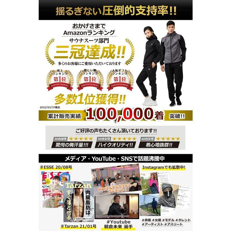 stan サウナスーツ ［プルオーバー］ メンズ レディース ダイエット 大量発汗 洗濯可 おしゃれ 大きいサイズ 洗える ダイエットウェア サウナスーツ ［プルオーバー］ メンズ レディース ダイエット 大量発汗 洗濯可 おしゃれ 大きいサイズ 洗える ダイエットウェア st