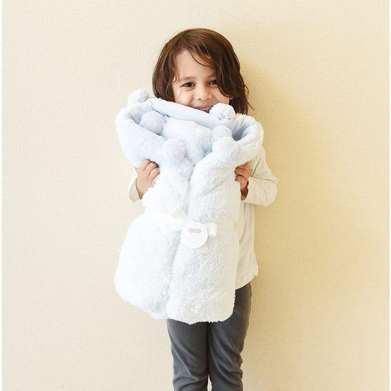 Mud Pie マッドパイ ポンポン付き シェルパ生地 プレイマット グレー Pie マッドパイ ポンポン付き シェルパ生地 プレイマット グレー