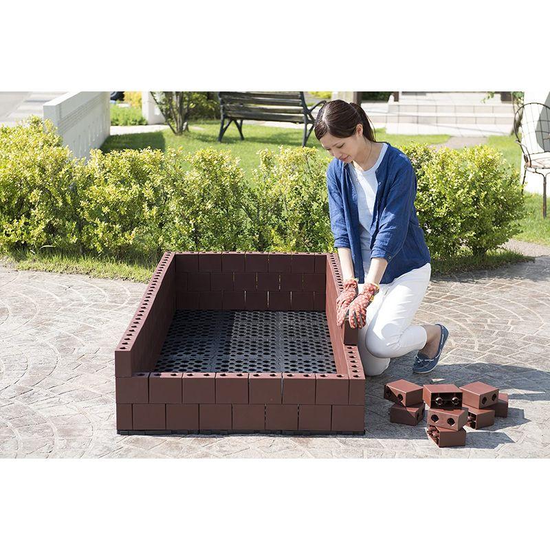 システムファーム（組立て式花壇・菜園） 60cm×90cm×2段 セット アイボリー アイボリー 組立て式花壇 菜園 60cm×90cm×2段 セット