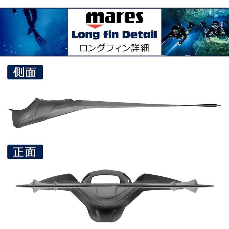 MARES Concorde ダイビング ロングフィン (44 ・ 45 サイズ) 快適な推進力 柔らかい素材で足首の負担軽減 ( シュノー サイズ 快適な推進力 Concorde ダイビング ロングフィン 柔らかい素材で足首の負担軽減 シュノー