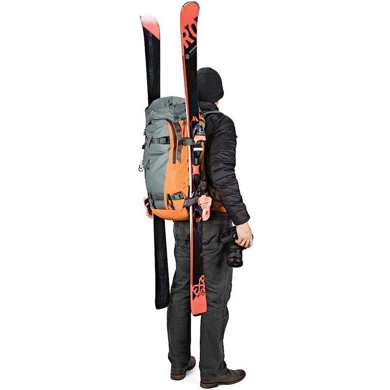 Lowepro カメラバッグ パウダー BP500AW グレー/オレンジ 51L レインカバー付属 LP37230-PWW カメラバッグ パウダー BP500AW グレー/オレンジ 51L レインカバー付属 LP37230 PWW