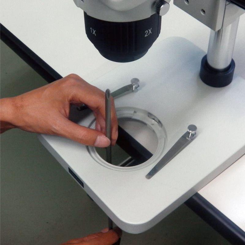 ホーザン(HOZAN) 実体顕微鏡 倍率10/20切替式 基板、ハンダ付けに最適 クリップ2個 アイカップ2種付属 L-51