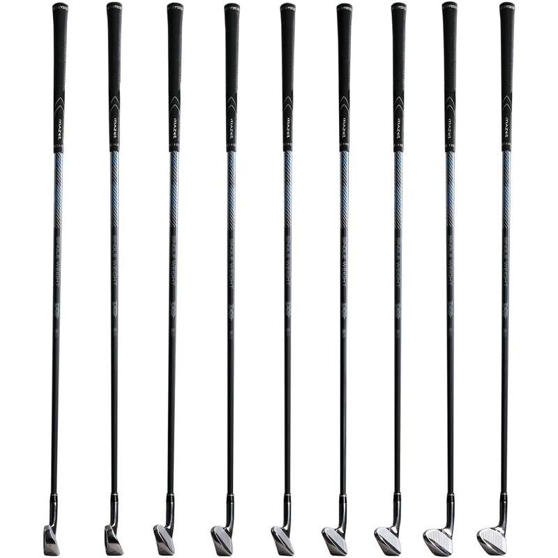 【正規品】 MAZEL(マゼル) ゴルフ クラブ アイアン セット ワンレングスアイアンセット カーボン/スチール シャフト 右利き&左利き シングル 【O1470964311】(52120円)