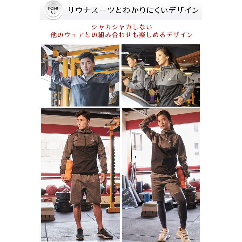 ★レア物 新品未開封 stan サウナスーツ ［プルオーバー］ メンズ レディース ダイエット 大量発汗 洗濯可 おしゃれ 大きいサイズ 洗える ダイエットウェア 【1847798158】(9530円)