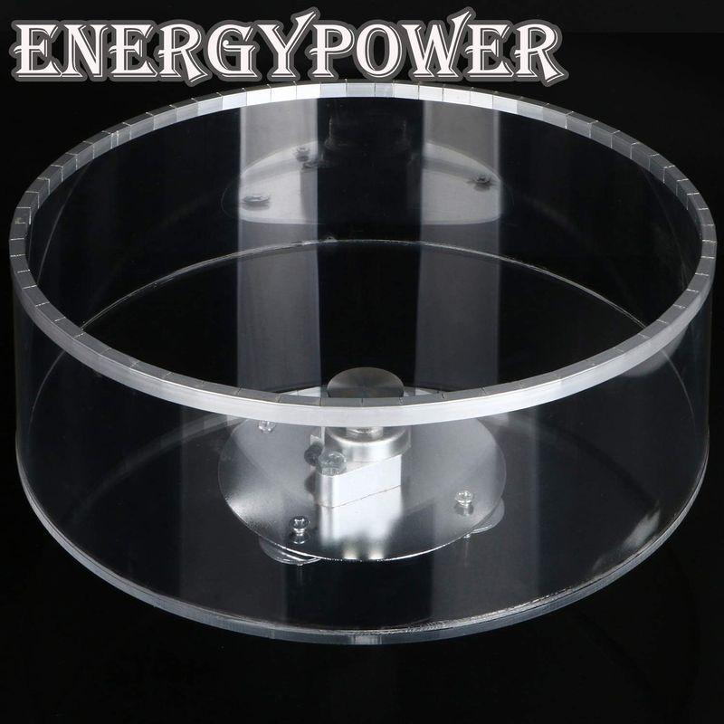 EnergyPower 直径35センチ 大型回し車 足が引っかからない安全で清潔な透明アクリル製 フェレット・モルモット・チンチラ・デグー・ チンチラ デグー 直径35センチ 大型回し車 足が引っかからない安全で清潔な透明アクリル製 フェレット モルモット