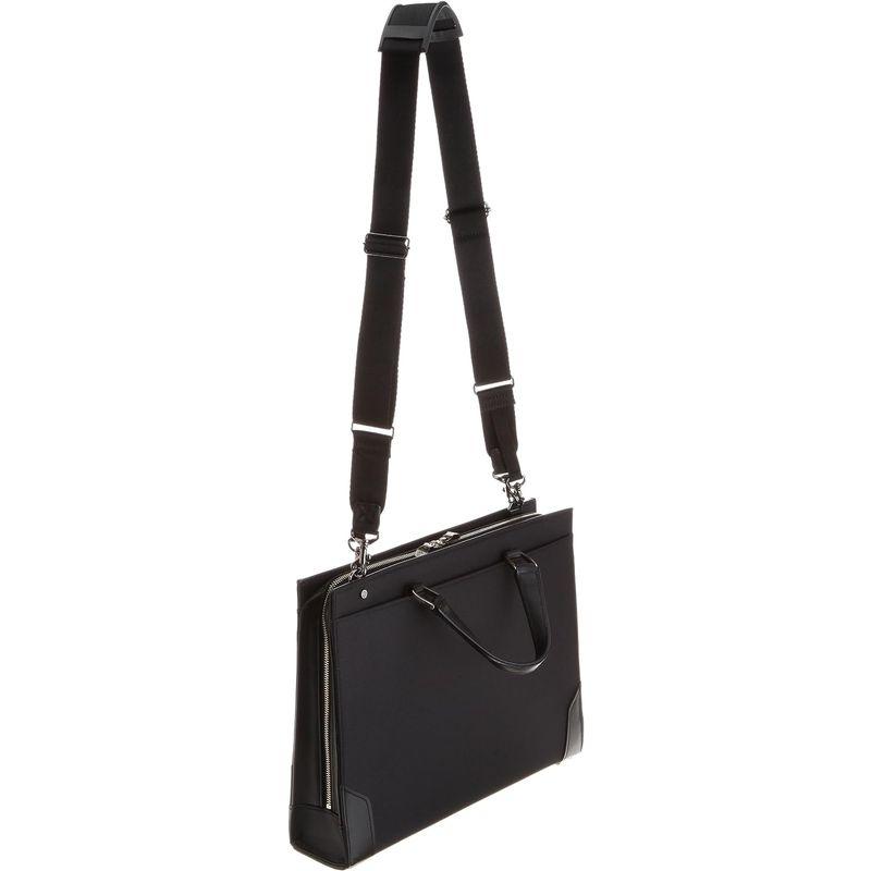 【アウトレット品】 アイエスプラス ビジネスバッグ 革手2本手ハンドル39ｃｍ(PC収納可) 日本製 ブラック 【2528256625】(13040円)