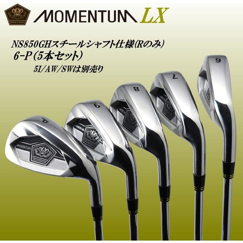 【限定品】 パワービルト MOMENTUM(モメンタム) LX アイアン 6I~PW 5本セット NS850 GH シャフト MOLXS5I R 【1524128197】(54005円)