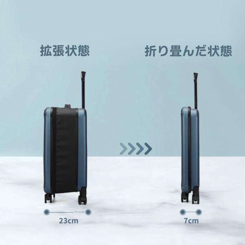 KENOU スーツケース 折りたたみ 軽量 薄型 省スペース 折り畳み 式 キャリー ケース トラベル ビジネス 1泊2日 PC バッグ 機 スーツケース 折りたたみ 軽量 薄型 省スペース 折り畳み 式 キャリー ケース トラベル ビジネス 1泊2日 PC バッグ 機 サイズ