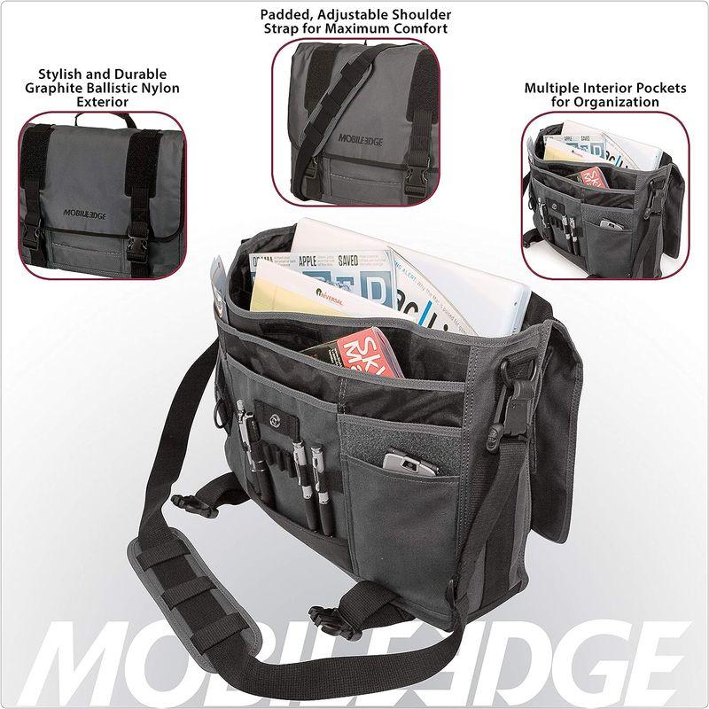モバイルエッジ Mobile Edge - グラファイト Messenger 17.3インチ MEGME グラファイト Mobile Edge Messenger 3インチ MEGME