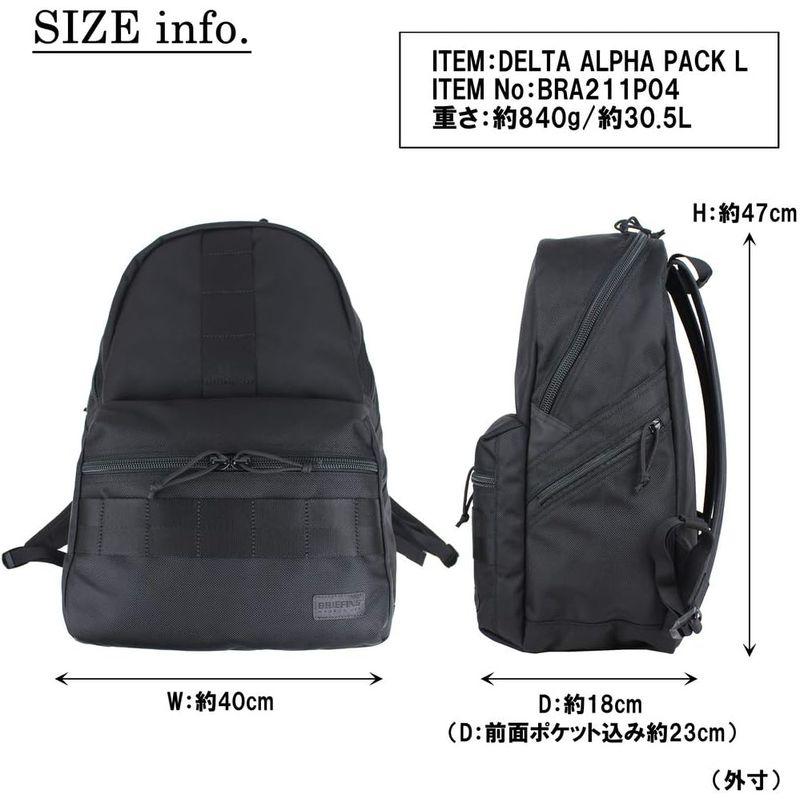 匿名配送 ブリーフィング DELTA ALPHA PACK L BRA211P04 ブラック(010) 【HOV1448088299】(51311円)