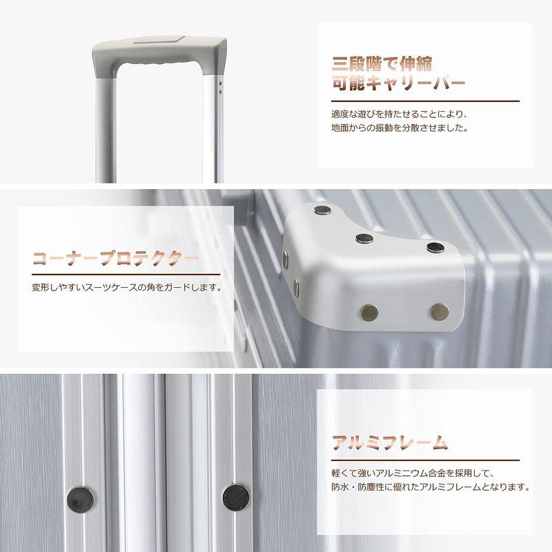 【極美品】 タビトラ スーツケース 小型 人気 キャリーバッグ TSAロック搭載 旅行用品 出張 超軽量 大容量 静音 8輪 アルミフレーム 安心一年サ 【O2396983613】(12364円)