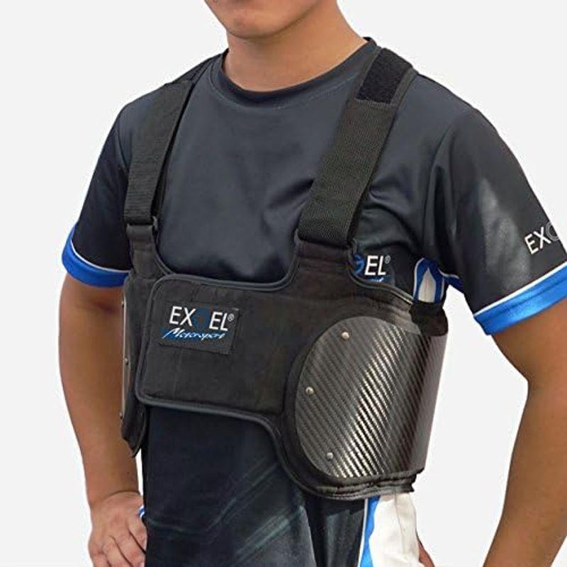 25【新品未使用】 エクスジェル (EXGEL) プロテクター ドライカーボンベスト 17 Mサイズ AKK23M-BK 【8966022453】(31770円)