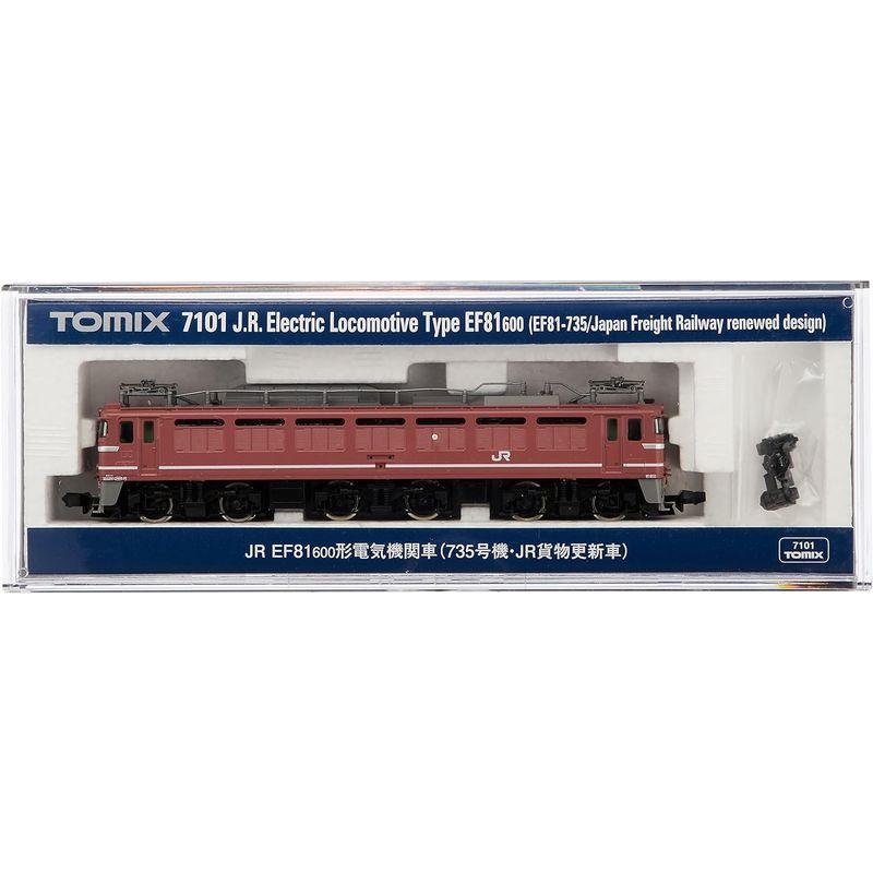 TOMIX Nゲージ EF81 600 735号機 ・ JR貨物更新車 7101 鉄道模型 電気機関車 Nゲージ EF81 735号機 JR貨物更新車 鉄道模型 電気機関車