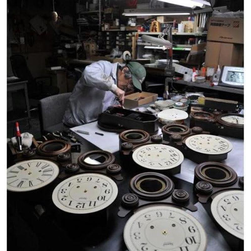 【国産】 さんてる 日本製 ボンボン振り子だるま時計(アラビア文字) QL687-A アンティークブラウン 【L3727295045】(19227円)