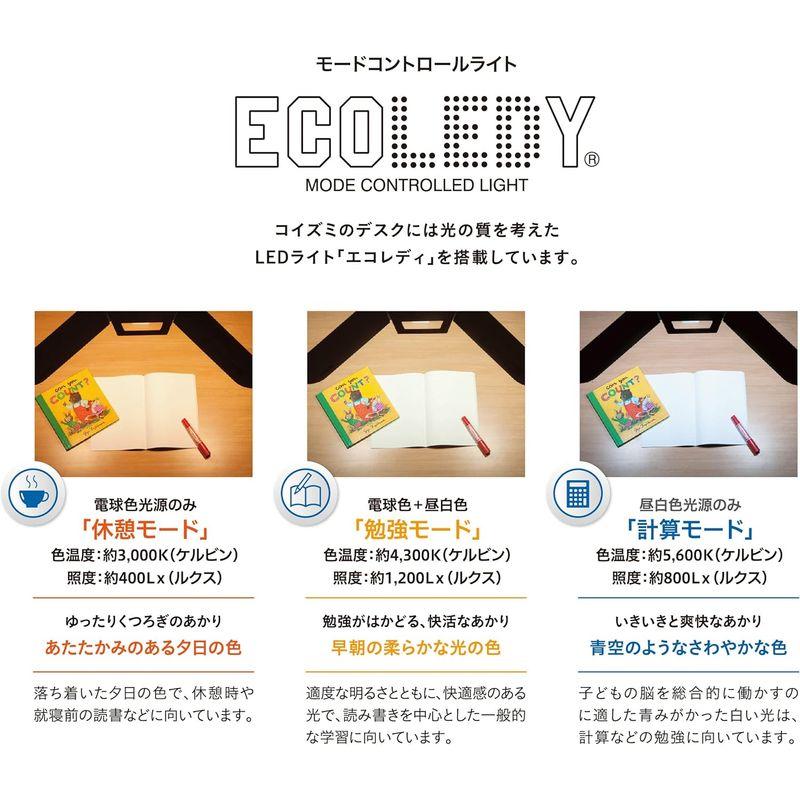 KOIZUMI(コイズミ・コイズミ学習机) LEDアームライト ホワイト ECL-611 コイズミ コイズミ学習机 LEDアームライト ホワイト ECL サイズ
