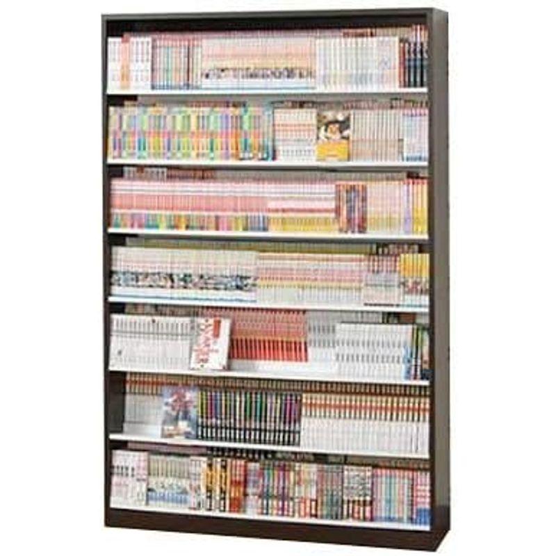 ★11時間以内発送★美品 本棚 段違い収納コミックラック CMS1190 (CMS1190D ダーク) 【1151826837】(40814円)