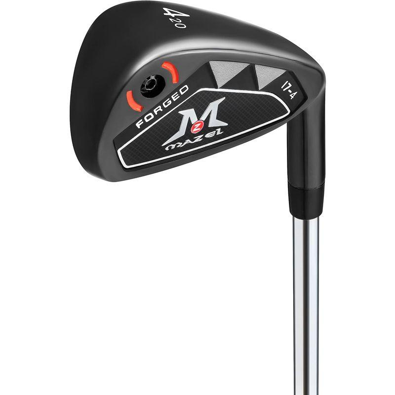 MAZEL (マゼル) FORGED ゴルフ クラブ アイアンセット スチールシャフト 9本セット(番手:3，4，5，6，7，8，9，PW， スポーツ クラブ（メンズ）