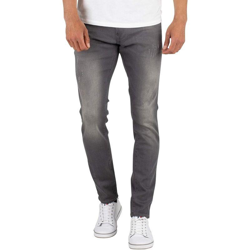 ジースターロゥ ジーンズ メンズ スキニー ストレッチ グレー ダメージ Revend Skinny Jeans 51010-6132-12 ジーンズ メンズ スキニー ストレッチ グレー ダメージ Revend Skinny Jeans 分類外繊維
