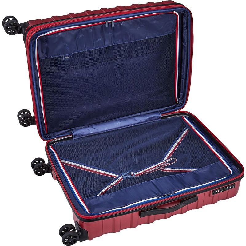 ベラージ スーツケース TSAダイヤルロック 8輪キャスター CRUST2-M 70L 4.2kg レッド スーツケース TSAダイヤルロック 8輪キャスター CRUST2 70L 2kg レッド ファスナー