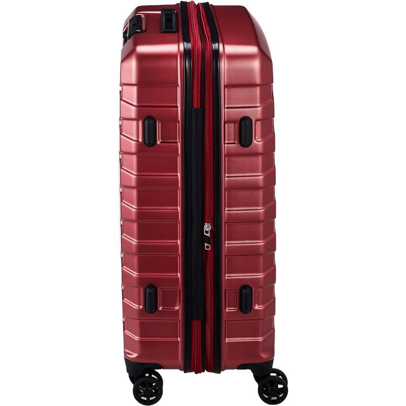 ベラージ スーツケース TSAダイヤルロック 8輪キャスター CRUST2-M 70L 4.2kg レッド スーツケース TSAダイヤルロック 8輪キャスター CRUST2 70L 2kg レッド ファスナー
