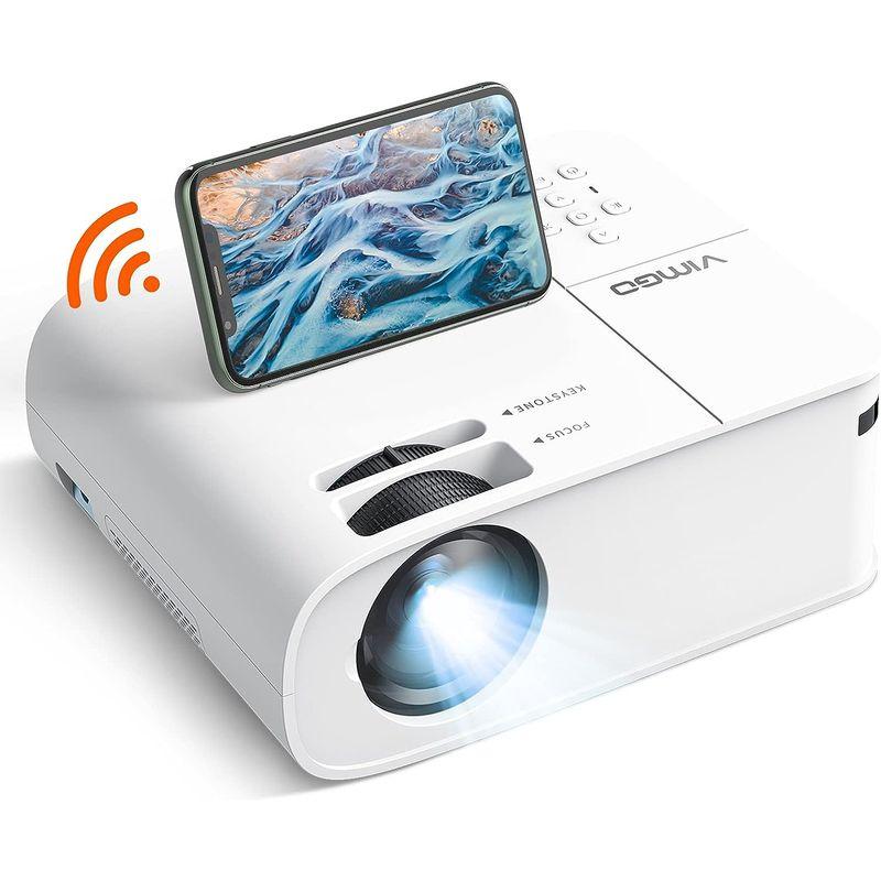 送料無料 プロジェクター VIMGO リアル1980*1080PフルHD 9500ルーメン高輝度 WIFI/5Gワイヤレス接続 低遅延 最大250イン 【2434429239】(12559円)