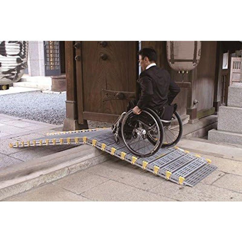 巻き取り式段差スロープ スロープビルド2本タイプ 89cm 89cm 巻き取り式段差スロープ スロープビルド2本タイプ