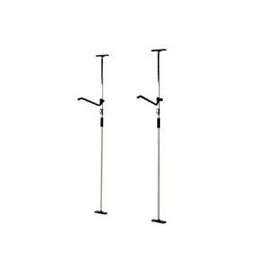 【　大型商品の為 配送条件が異なります(※商品情報記載)　】　レインボーラックス　突っ張り棒収納ラック 　ロングボード用　Lアームタイプ（水平置き） |  | 01