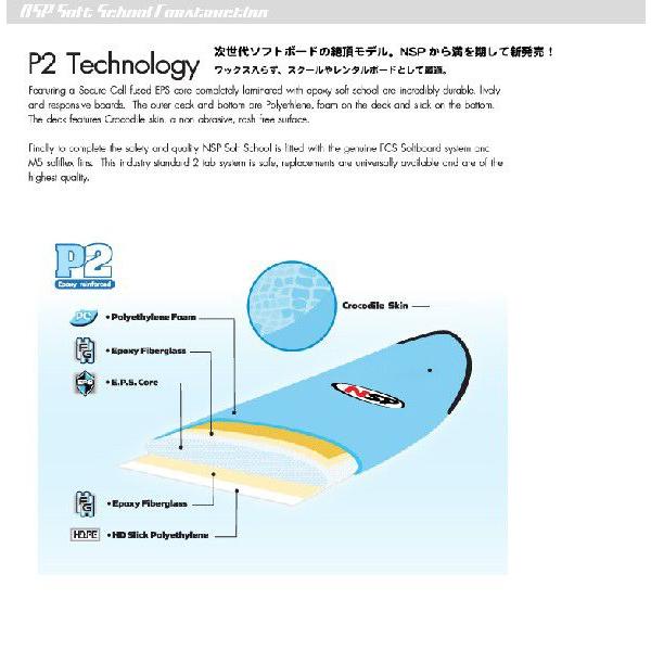 NSP surfboards　 ファンボード　品番　SOFT SCHOOL SURF WIDE 7'4" x 23 1/8  x 3 3/4　エヌエスピー　サーフボード 　ファン　ソフトボード |  | 04
