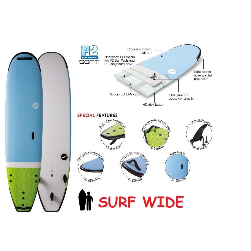 NSP surfboards　ファンボード　品番　SOFT SCHOOL SURF WIDE 8'4" x 23 1/8 x 3 3/4　　エヌエスピー　サーフボード 　ファン　ソフトボード | 