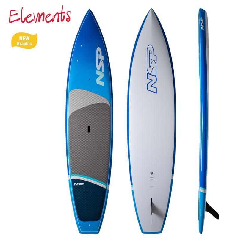 NSP surfboards スタンドアップパドルボード　品番 ELEMENTS FLATWATER SUP  Stand Up Paddle  SUP 12'6" x 32 x 6 5/8　エヌエスピーサーフボード | 