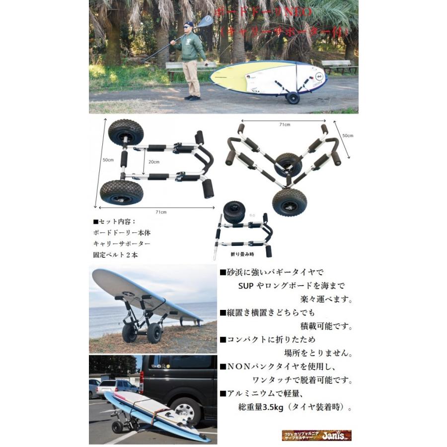 スタンドアップパドルボード　ロングボード　楽々砂浜　360　ボードドーリー　NEO ( ネオ ) | 