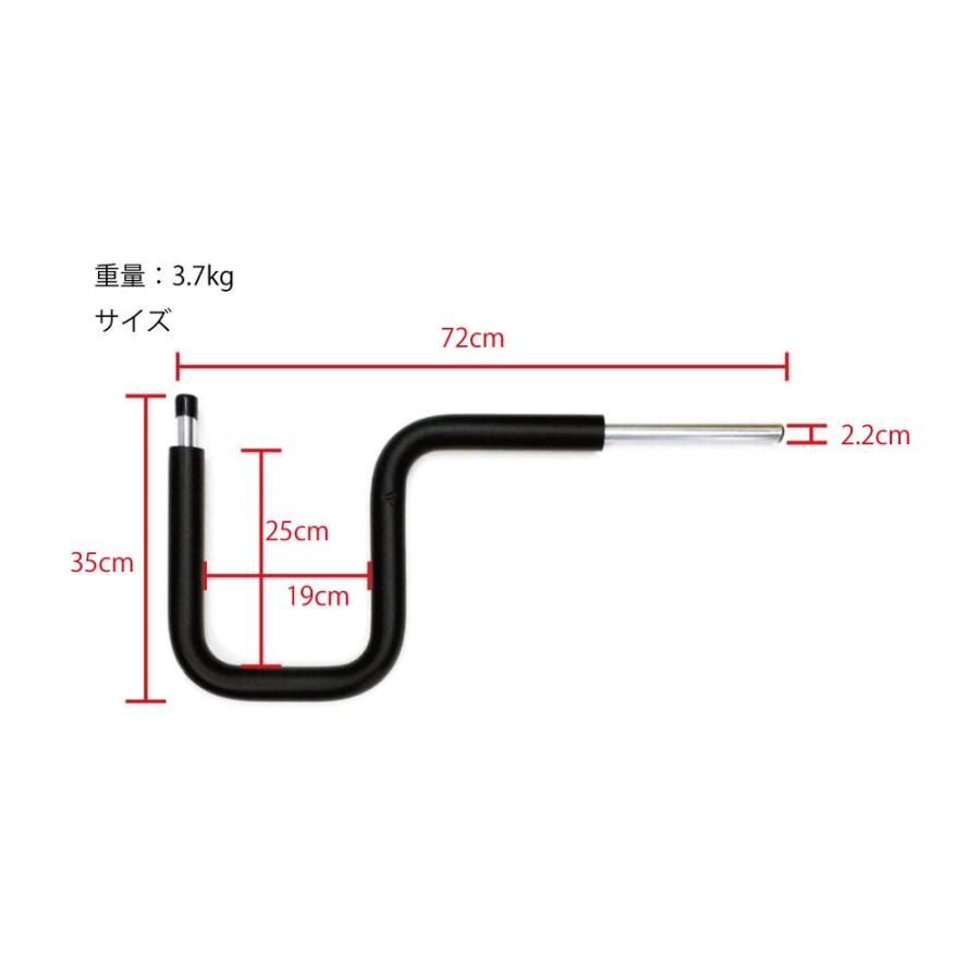 SUP（スタンドアップパドル） ロングボード等、サーフボードを２本同時に運べる便利な自転車用サーフボードキャリアー |  | 03
