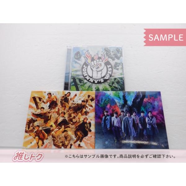 ジャニーズWEST CD 3点セット POWER  初回盤A(CD+DVD)/B(CD+DVD)/通常盤  [良品]