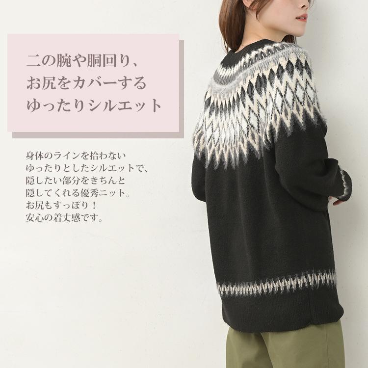 JANJAM ニットプルオーバー 大きいサイズ レディース 長袖 求心 JANJAM ニットプルオーバー 大きいサイズ レディース 長袖 求心