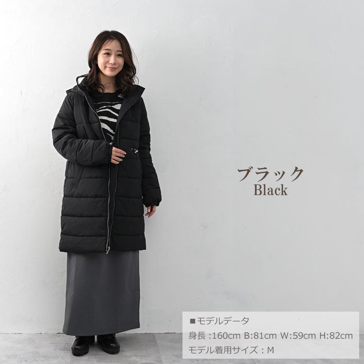 JANJAM ファイバーダウンコート 大きいサイズ レディース 長袖 ミドル