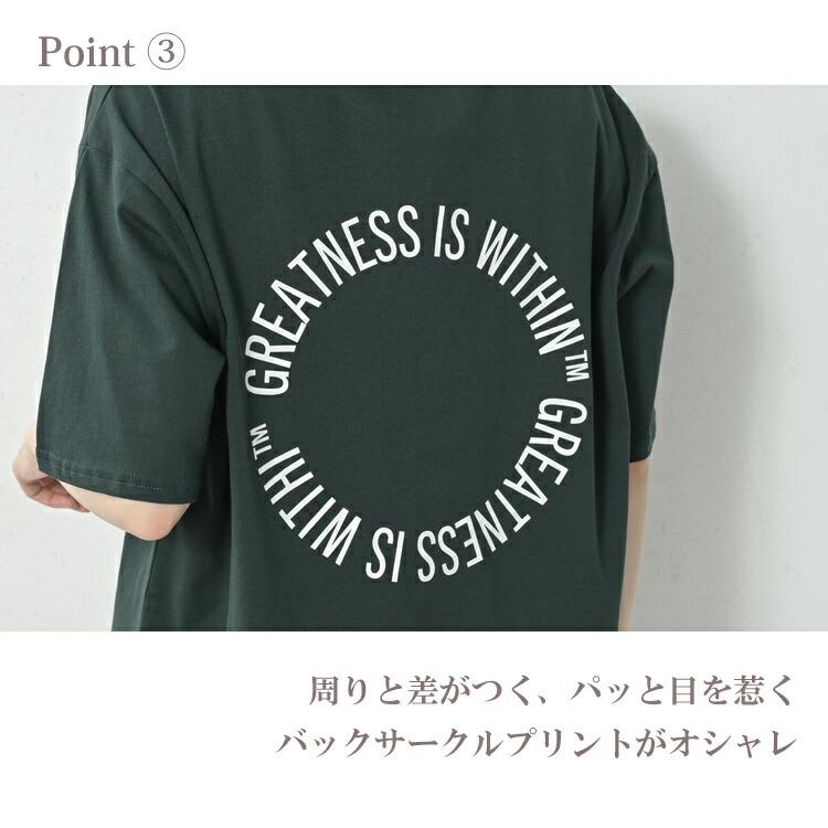 サークルプリントTシャツ 大きいサイズ レディース メール便送料350円 半袖 チュニック トップス cotton100 M LL 3L 4L 5L | JANJAM | 12