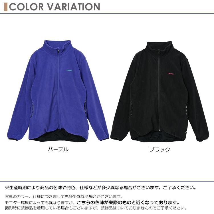 HEAD（ヘッド） フリースジャケット 大きいサイズ レディース 長袖 ZIP