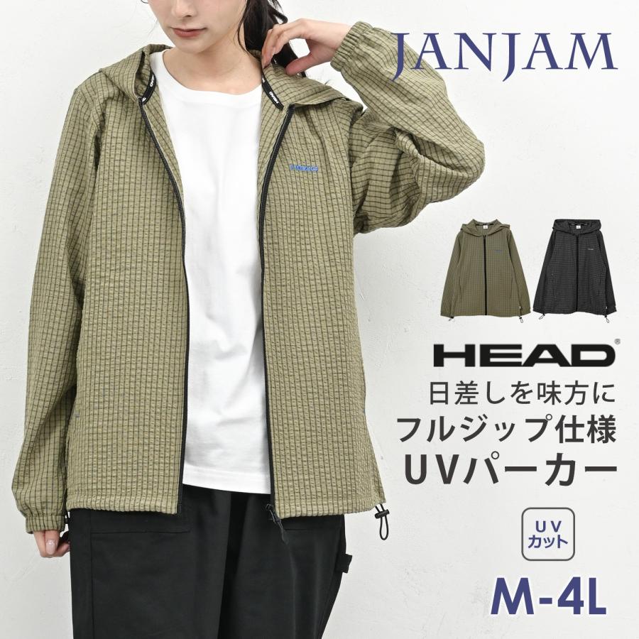 定番✨ルネ　パーカー　フード　パール　大きいサイズ38 ジップアップ　長袖 HEAD（ヘッド） ジップアップパーカー 大きいサイズ レディース 長袖