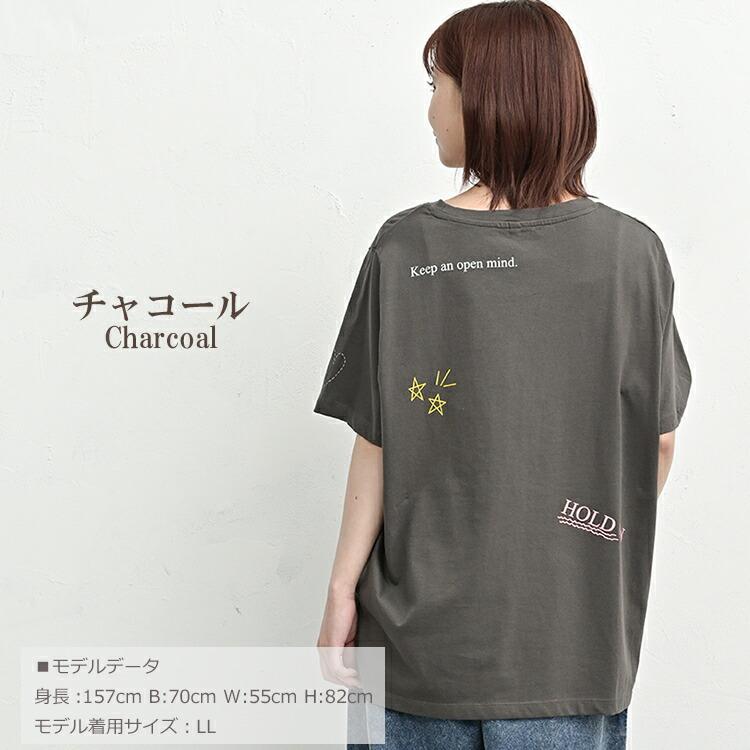 JANJAM ランダムロゴTシャツ 大きいサイズ レディース メール便送料350