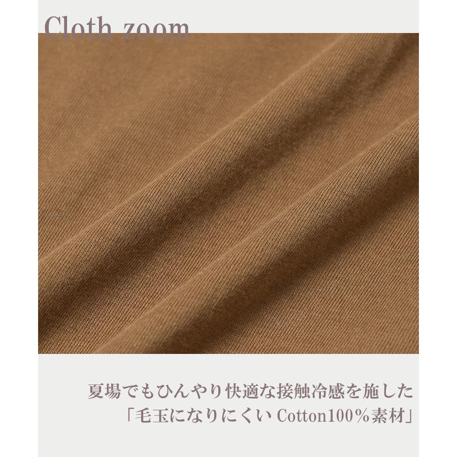 胸元刺繍Tシャツ 大きいサイズ レディース メール便送料350円 半袖 Uネック ハートモチーフ 接触冷感 トップス cotton100 LL 3L 4L | JANJAM | 12